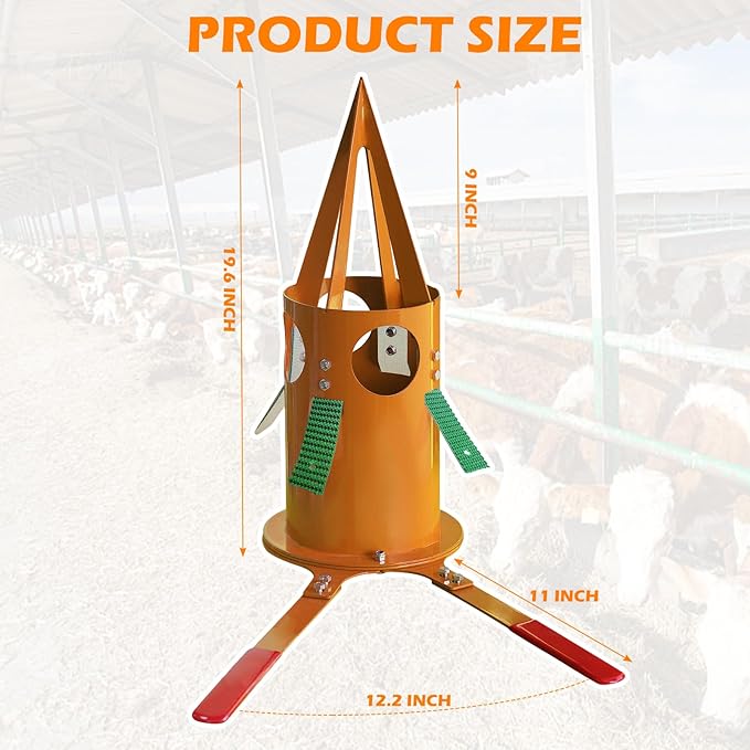 Bulk Bag Unloader for Animal Feed, Grain & Fertilizer | FIBC Big Bag Dispenser | Heavy-Duty, Portable Tool for Farm, Warehouse, Construction