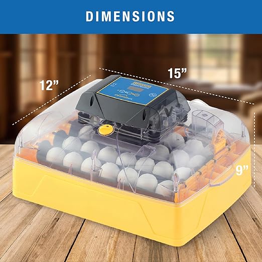 Brinsea Ovation 28 EX Egg Incubator & Expert Incubation Book, Automatic Humidity Control and Egg Turning for Hatching 28 Chicken, Duck, Other Bird Eggs, Precision Digital Controls