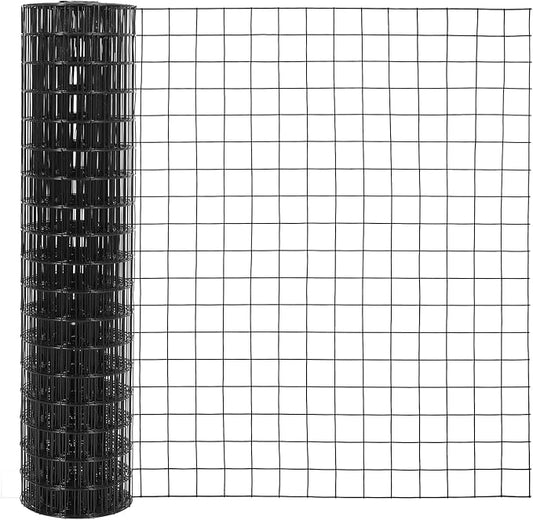 16 Gauge 2x2 Inch Hardware Cloth 36In x 50Ft – Galvanized Welded Chicken Wire Fence | Black Mesh Roll for Garden Farm Yard Animal Plant Protection, Poultry Cage Fencing