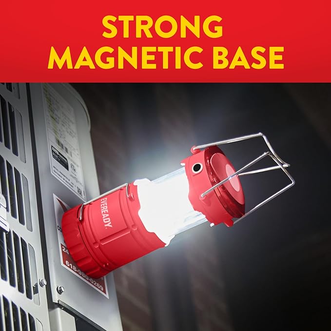 Eveready LED Camping Lantern 360 PRO (3-Pack), Super Bright Tent Lights, IPX4 Water Resistant LED Lanterns for Power Outage Hurricane Preparedness, (Batteries Included)