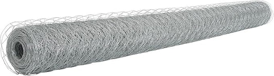 20 Gauge 72IN X 150FT 2IN Holes Chicken Wire, Hot-Dip Galvanized Iron Wire Poultry Netting, Hexagonal Mesh, Mainly Used for Enclosing Poultry, and Can Also for a Garden Fence