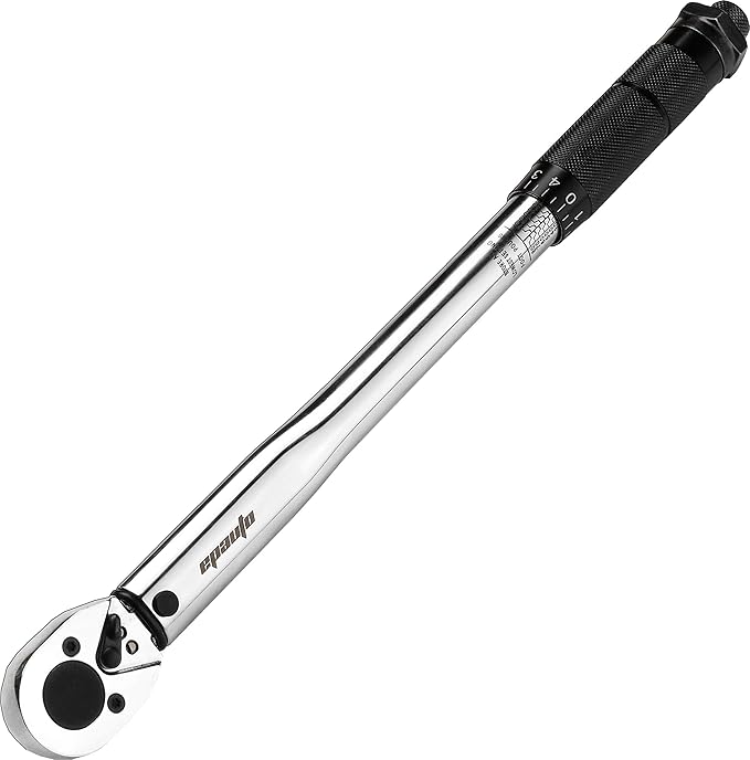 EPAuto 3/8-Inch Drive Click Torque Wrench 10-80 ft-lb. / 13.6-108.5 Nm 1.5" Wx1 Dx14.5 H