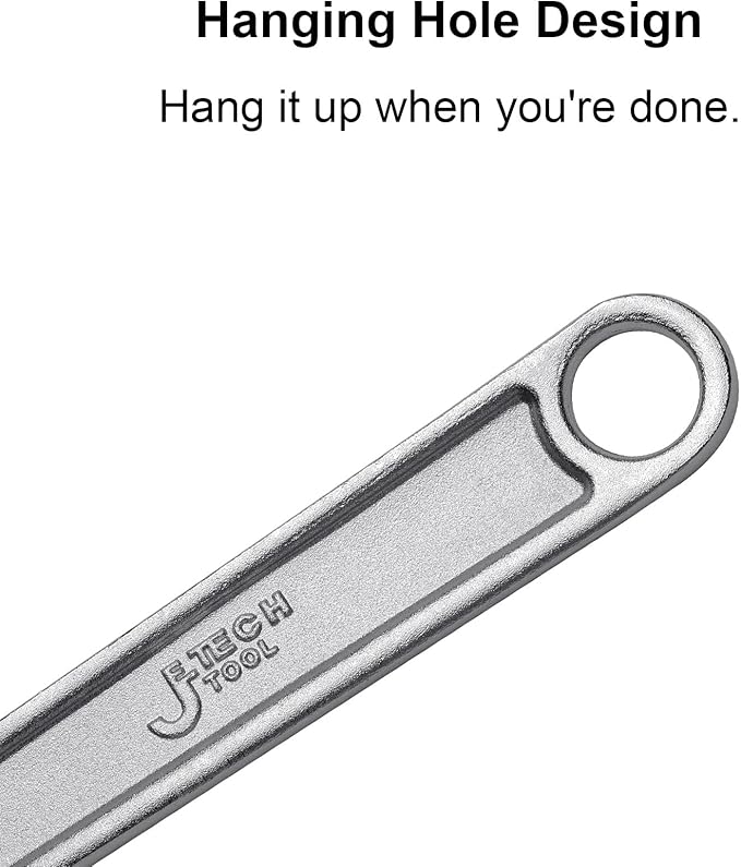 Jetech 18 inch Adjustable Wrench - Professional Shifter Spanner with Wide Caliber Opening