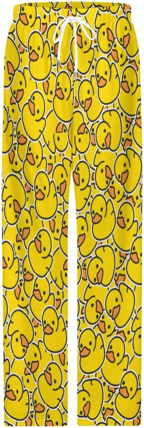 Funny Mens Pajama Pants Lightweight Soft Lounge Pant Sleep Pj Bottoms for Men With Pockets