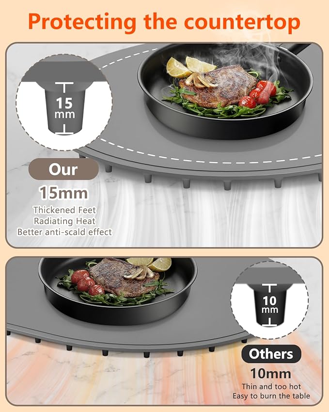 Warming Mat for Food Extra Large,36"x15" Food Warming Mats for Countertops, Parties, and Daily Use with Timer and 3 Temperature Levels