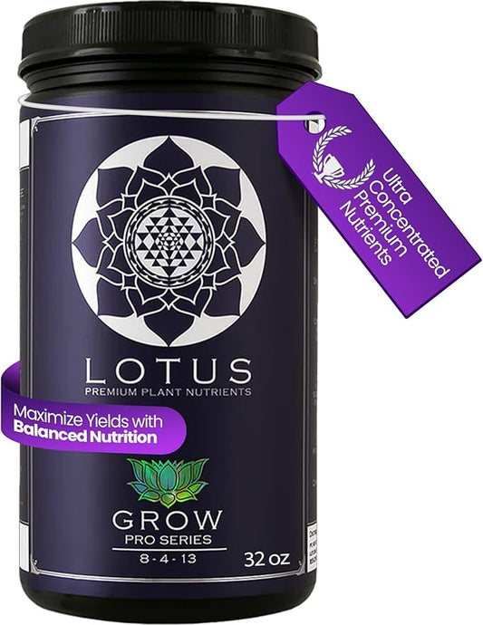 Grow Pro Series - Hydroponic Plant Nutrients and Fertilizer, Water Soluble Plant Food - Massive Roots, Made for Coco Coir, Hydro, & Soil, Enhances Flowering & Fruiting, Indoor & Outdoor Grows 32oz