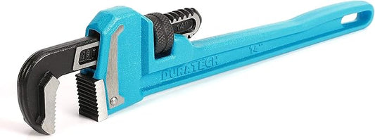 DURATECH 14-Inch Heavy Duty Pipe Wrench, Adjustable Plumbing Wrench, Malleable Cast Iron Handle, Exceed GGG standard