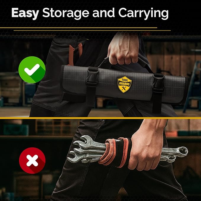 TOOLGUARDS Complete Ratcheting Wrench Set 33pcs - Metric and Standard - Combination Ratchet Wrench Set - 100% Lifetime Satisfaction Guarantee - Large