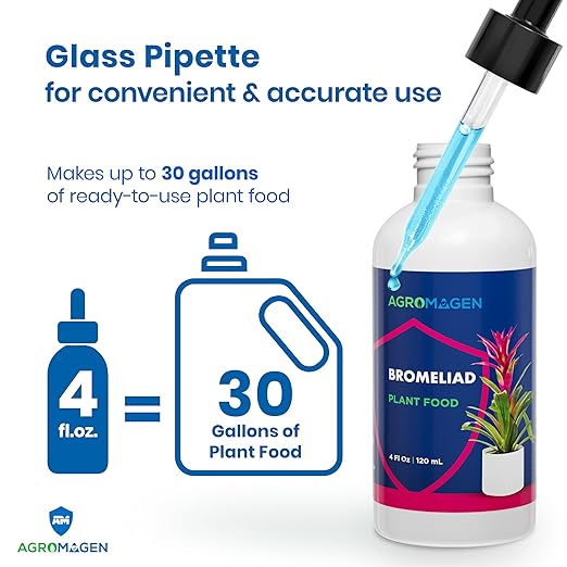 Plant Food with Essential Nutrients & Chelated Micronutrients, Liquid Fertilizer (4 fl.oz.) (Bromeliad)