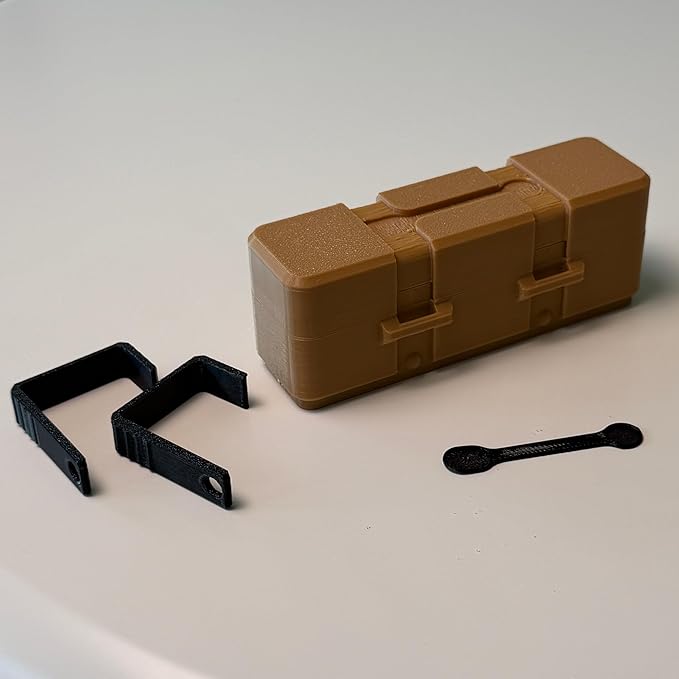 Portable Camping Spice Rack with 4 Containers – Compact Travel Seasoning Organizer Box for Outdoor Cooking, RV, Hiking & Kitchen Use | Lightweight, Stackable, and Easy to Carry