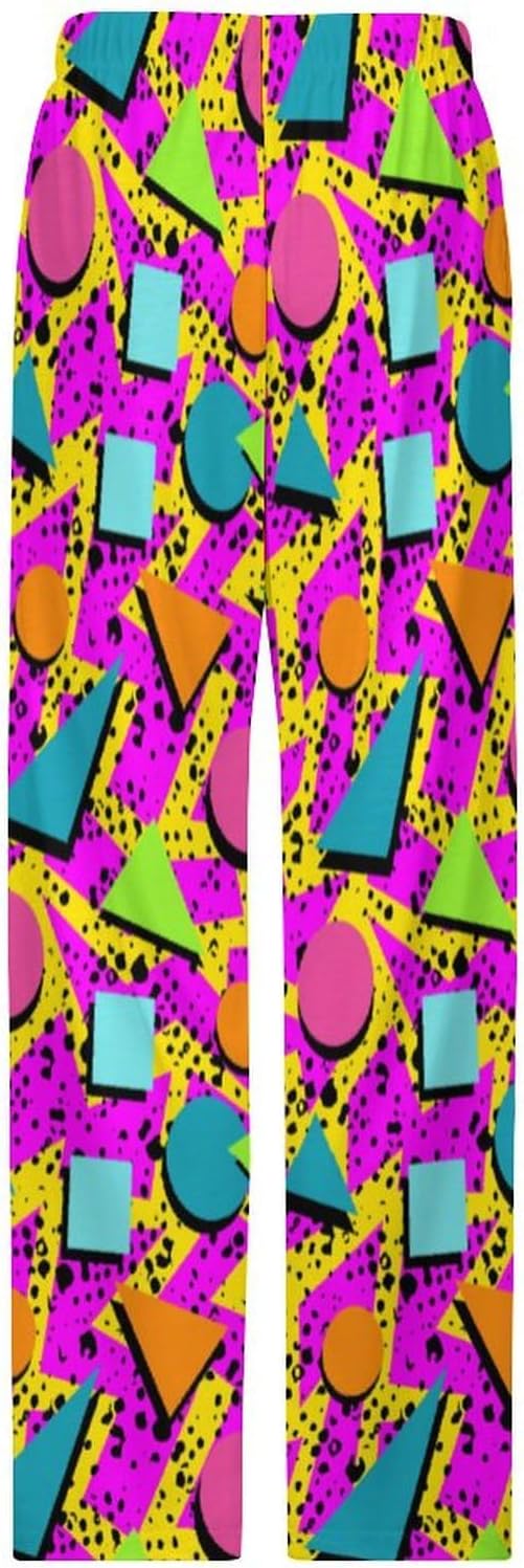Funny Mens Pajama Pants Lightweight Soft Lounge Pant Sleep Pj Bottoms for Men With Pockets