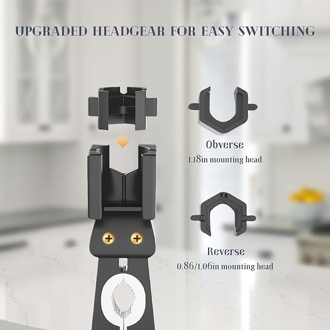Bathroom Wrench, ABS Wrench Faucet Plumbing Tool, Plumber Sink Installation Pipe Extractor, Multi-Function Installation Tool, Suitable for Installing Pipes under Bathrooms,Toilets,Kitchens,and Sinks