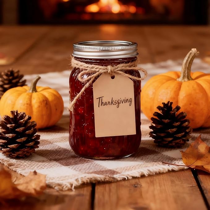 WELLIFE Wide Mouth Mason Jars, 2 Pcs Wide Mouth Mason Jars 32 OZ for Preserving,Jam,Honey,Wedding Favors,Sauces,Meal Prep,Salad,Yogurt & Decor