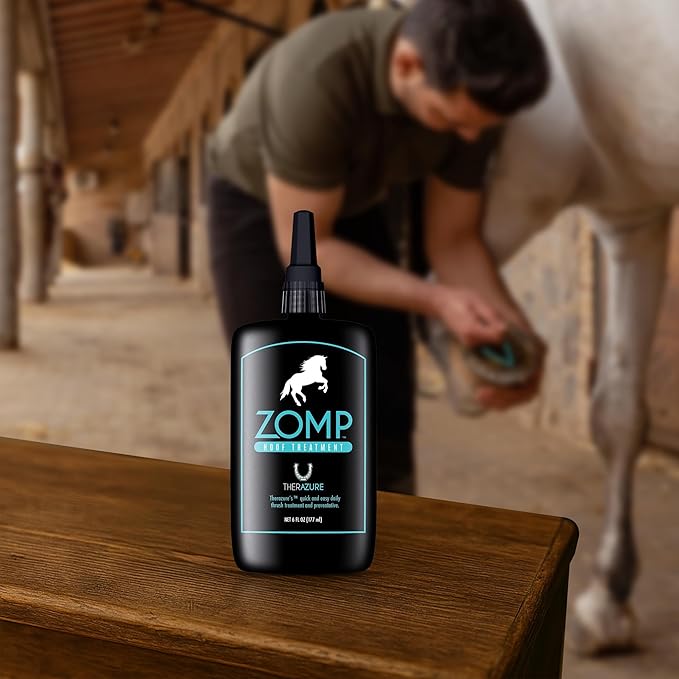 Horse Hoof Thrush Treatment and White Line Equine Care: Effective on Horses, Cows, Goats, Sheep, Pigs and All Hooved Animals Zomp