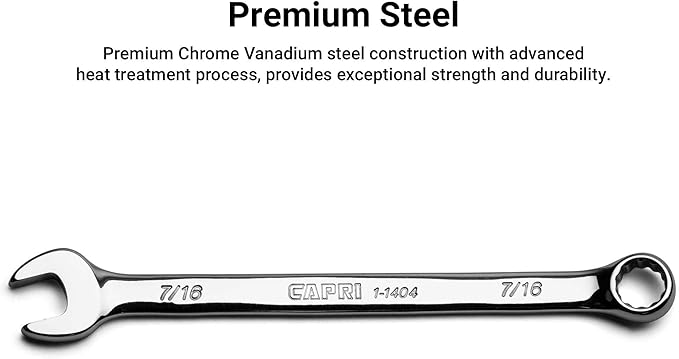 Capri Tools 1-3/8-Inch Combination Wrench, 12 Point, SAE (1-1418)