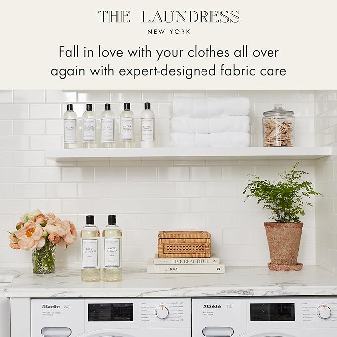The Laundress Wool & Cashmere Shampoo, 31 Loads, Concentrated Liquid Laundry Detergent, Cedar Scent, Gentle Cold-Water Hand or Machine Wool Wash for Delicate Fabrics - Merino, Mohair & Knit Blends