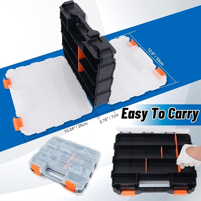 230Pcs Heavy Duty Pin Assortment Kit, Hitch Pins, Clip Pins, Linch and PTO Pins for Truck Towing Mowing, Farm Equipment, Lawn Mowers, 3 Point Accessories Tractor Attachments