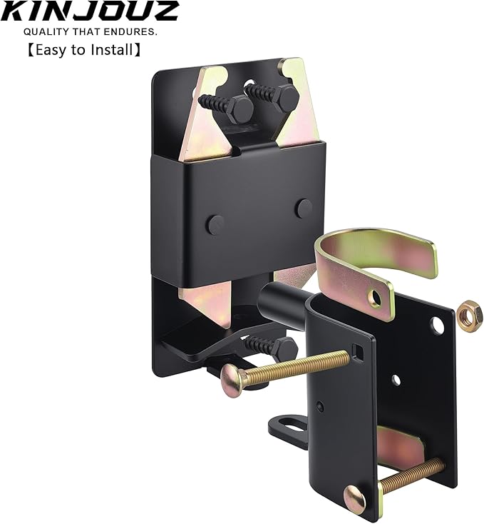 2 Pack 2-Way Heavy Duty Farm Gate Latch - Lockable Fence Gate Latch for Metal Tube Gate, Livestock Cattle, Horse Corrals, Ranches, Pastures, Pet Cages & Fences (Screws & Instructions Included)