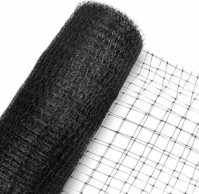 KLEWEE Bird Netting, 7.5 x 25 FT Heavy Plastic Duty Garden Netting to Protect Fruit Trees, Plants and Vegetables Against Birds, Deer, Squirrels and Other Animals