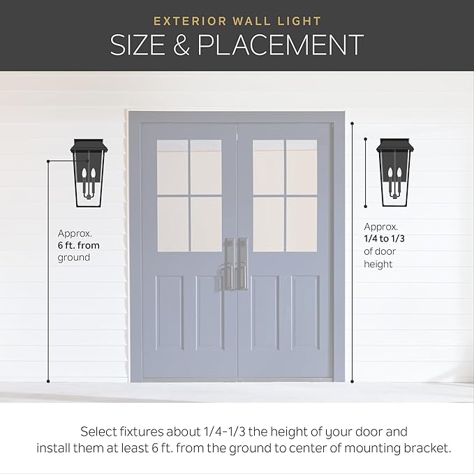 Kichler Marimount 17" Outdoor Wall Light in Black, 1-Light Exterior Wall Sconce with Clear Seeded Glass, (17" H x 10" W), 59018BK