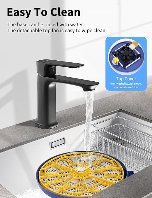 18-Egg 360° Panoramic Egg Incubator with Automatic Egg Turning and Humidity Control- Perfect for Hatching Chickens, Ducks, Quail & Other Birds (Blue)