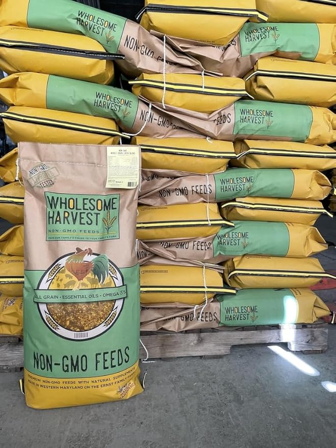 Non-GMO All-Grain Goat Feed 16% Protein - Fortifies with Goat Minerals, Vitamins, and Natural Ingredients for Strong Bones, Healthy Digestion, and Optimal Growth - 40 lb Bag