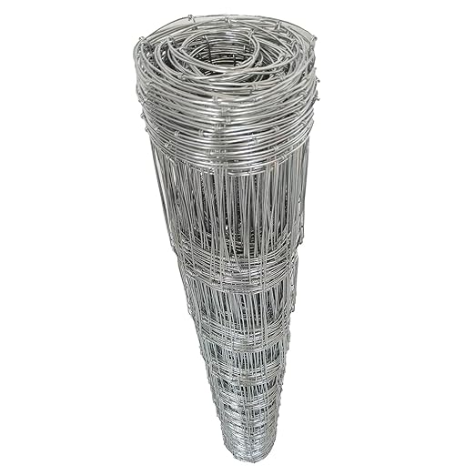 Cattle Panel for Deer Fence, Goat Fence, Cattle Fence - 3ft x 164ft 14Gauge Galvanized Wire Garden Animal Barrier for Small Livestock, Poultry, Rabbit and Dog Enclosures, Field Fence Roll