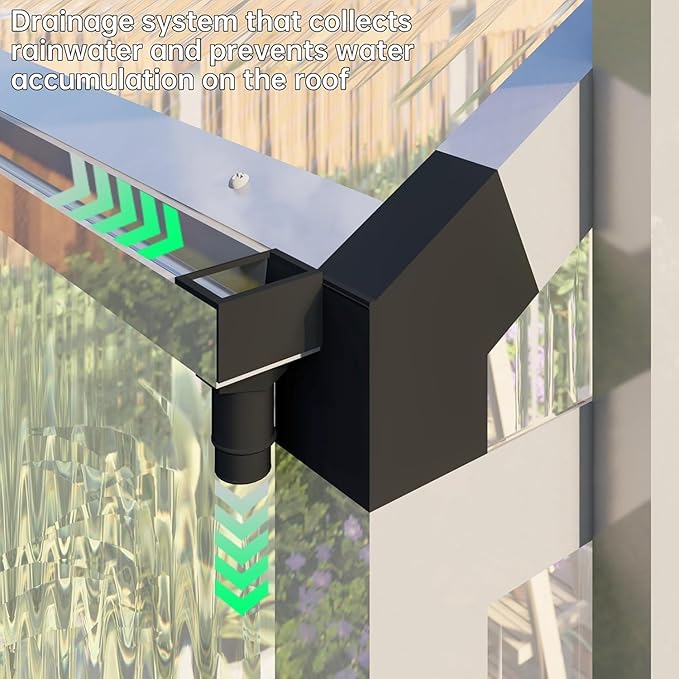 6 x 6 FT Greenhouse for Outdoors,Aluminum Walk-in Greenhouse,Silver