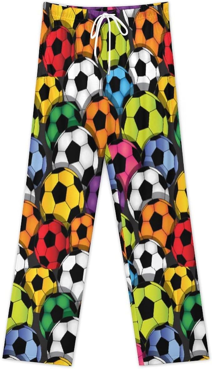 Funny Mens Pajama Pants Lightweight Soft Lounge Pant Sleep Pj Bottoms for Men With Pockets