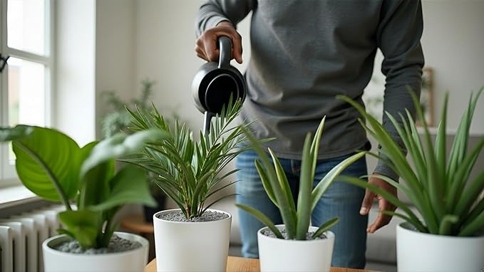 LA TERRA Soil for Foliage Plants, 2L (Medium Grain) Made in Japan – Nutrient-Enriched, Clean, No Mess, Reusable-Crystal Grain