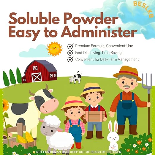 Soluble Drench Powder, Levamisole Hydrochloride, Dewormer for Sheep and Cattle