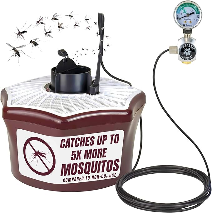 Biogents Mosquitaire Outdoor Mosquito Trap with CO₂ Booster & Sweetscent Lure | Eco-Friendly, Pesticide-Free, Pet-Safe Repellent Alternative | Electric Catcher for Comprehensive Mosquito Control