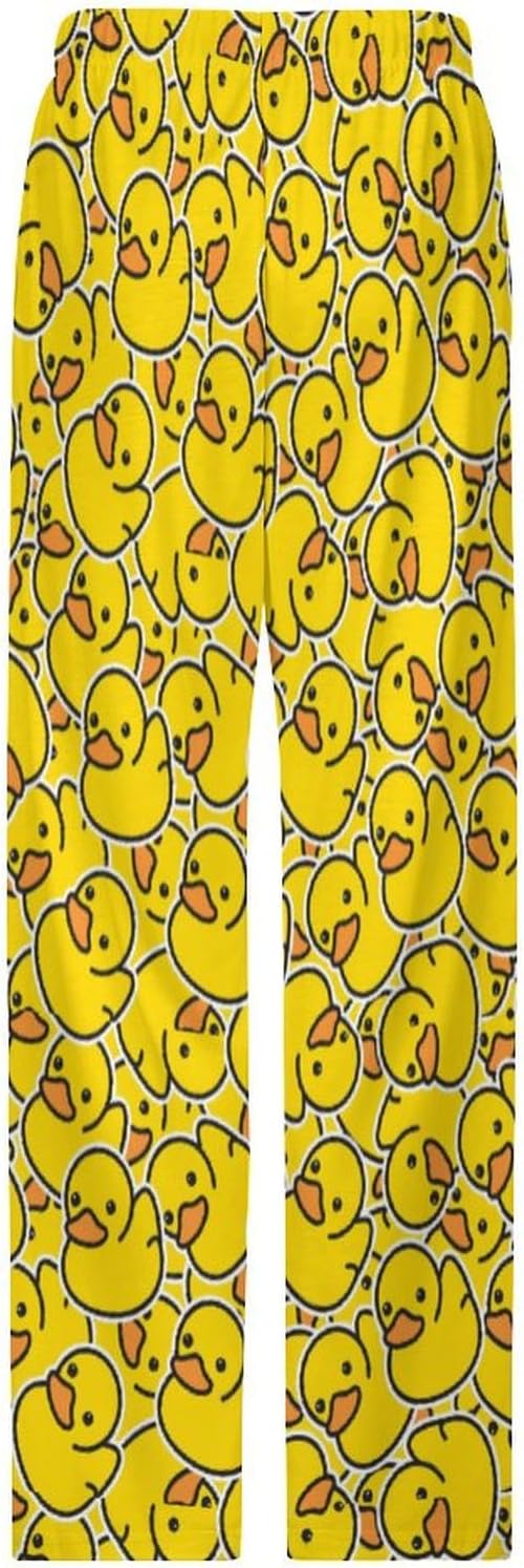 Funny Mens Pajama Pants Lightweight Soft Lounge Pant Sleep Pj Bottoms for Men With Pockets