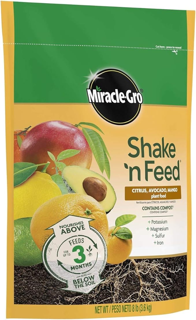 Miracle-Gro Shake 'n Feed Citrus, Avocado and Mango Plant Food 8 lbs.