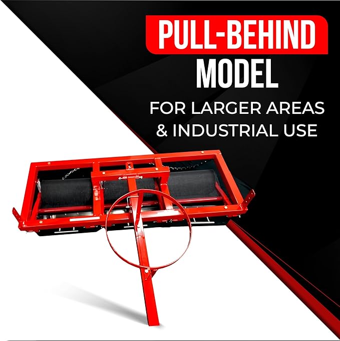 X-Large Pull-Behind Remover Yard Tool – USA Made, Large Burr Remover Tool for Fast & Efficient Burr Removal - Patented Goat Head Roller and Picker - 46" Wide Maximum Coverage