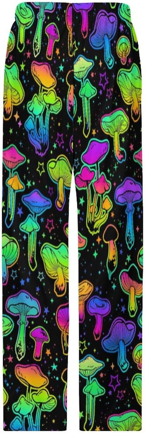 Funny Mens Pajama Pants Lightweight Soft Lounge Pant Sleep Pj Bottoms for Men With Pockets
