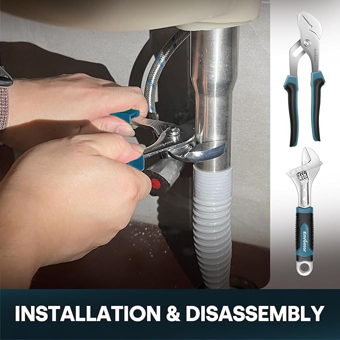 Enventor Tool Set, 220-Piece Home Tool Kit with Toolbox, Wrench and Hand Tools for Home Repairs, Auto Maintenance, DIY & General Use,Household Repair Tools for Men & Women, Blue