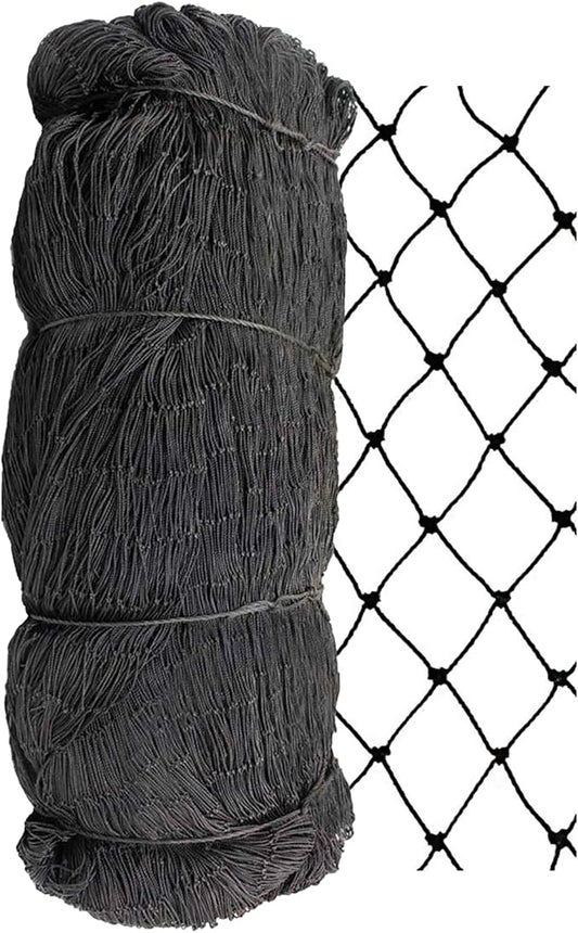 Stromberg’s 2” Mesh Heavy Duty Knotted Aviary Netting, UV Resistant Polyethylene Fiber for Game Birds, Pheasants & Poultry, 85 Lbs Break Strength Durable Against Weather and Predators, Size 25' x 25'
