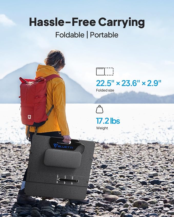 BLUETTI Elite 100 V2 Solar Generator with 200W Solar Panel (Ships Separately), Portable Power Station 1024Wh w/ 4 1800W AC Outlets, 35% Smaller, Ideal for Camping, Emergencies, Backup Power (2025 New)