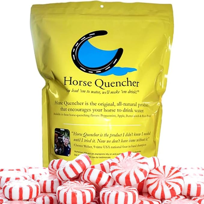 Horse Quenchers Horse Hydration Supplement Treat, Thirst Quencher for Horses, All-Natural Grains for Equestrians and Horse Owners, Aids in Preventing Health Issues - 3.5 lbs Bag