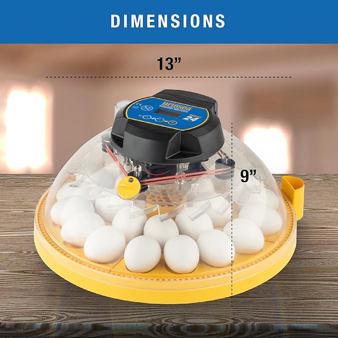 Brinsea Maxi 24 Advance Egg Incubator with Automatic Egg Turning and Temperature Control for Hatching 24 Chicken, Duck, or Other Eggs,- Optimal Flexibility with Mix & Match Sizes