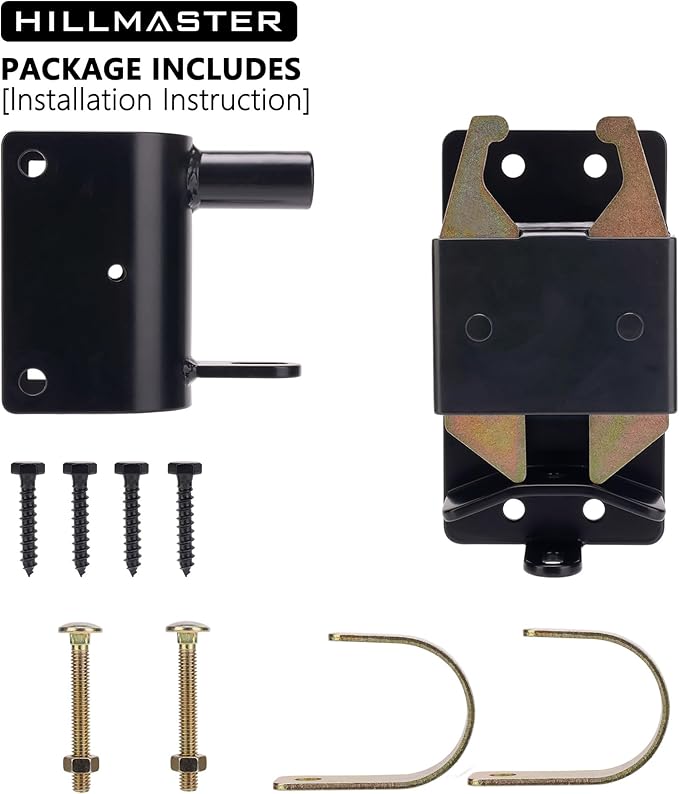2 Pack Heavy Duty 2 Way Farm Gate Latch, Two Way Fence Gate Latch for Metal Gates Livestock Cattle Gate Latches Gate Hardware for Horse Corrals, Ranches(Screws and Instructions Included)