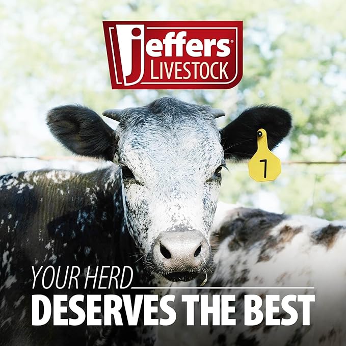 Jeffers Livestock Balling Gun with Metal Head, 16.5" Long – Durable Chrome Plated Brass Tool for Cattle, Sheep, Goats, Aluminum Handle and Reinforced Head for Easy Use, Farm and Barn Supplies