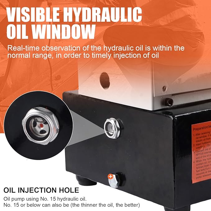 Professional Hydraulic Hose Crimping Machine with 8 Dies Set - Heavy Duty Hose Crimper Tool for Automotive Repair, Excavators, Agricultural Equipment - 110V Portable Electric Powered