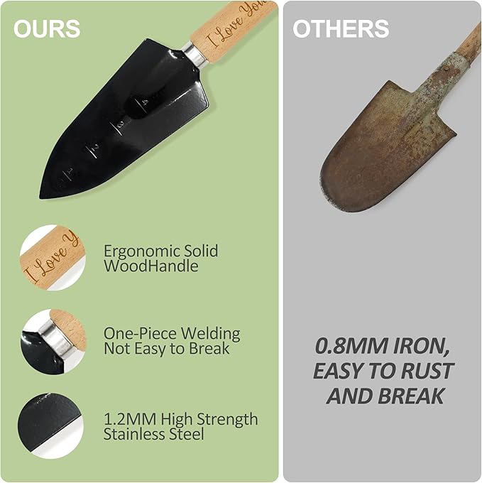 Gifts for Gigi, Christmas Gardening Kit Gigi Gifts from Grandkids Floral Gardening Tools and Durable Garden Tools Organizer Tote, Ideal Gardening Gift for Women on Birthday Plant Lover Present