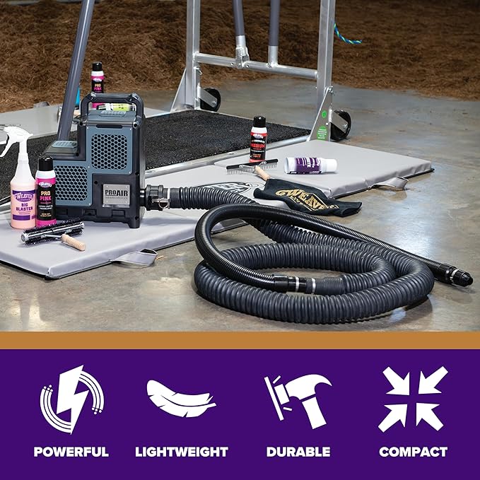 Weaver Livestock ProAir Livestock Blower, Robust Double Dryer System, Lightweight Compact Cooling Electric Blowers for Cows, Sheep, Goats and More