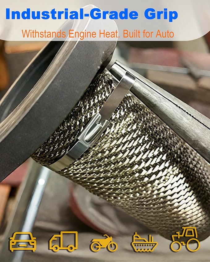 Metal Zip Tie Tool Kit: Heavy-Duty Stainless Steel Cable Tie Tensioner with 200PCS 11.8-Inch Self-Locking Metal Zip Ties for Fencing, Exhaust, Pipes & Industrial Repairs (200PCS+TOOL, SILVER)