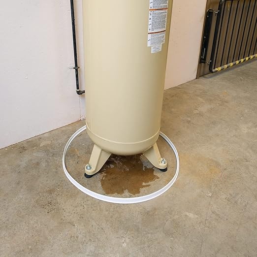 PIG Water Barrier – 10’ L Silicone Water Barrier - White - 0.5625” W x 10’ L x 1.2” H – PM50792-WH