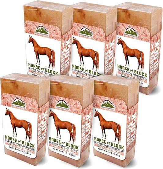 Licking Salt for Horse - 6 Pack, Pink