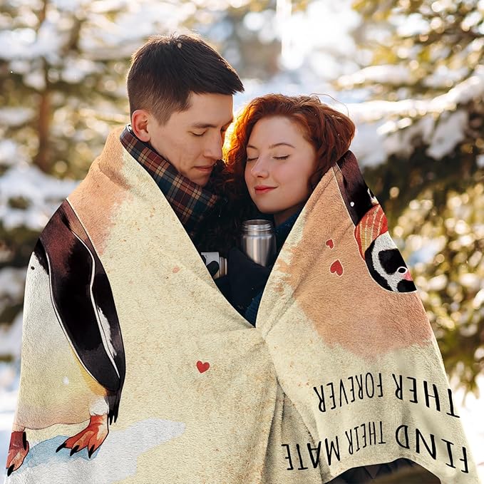 Anniversary Blanket Gifts, Romantic Gifts for Women Men, Wedding, Valentine's Day, Birthday Gifts for Wife, Girlfriends, Husband, Couples Blanket Gifts for Chritsmas Thanksgiving 50x60